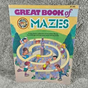 Great Book of Mazes Creative Child Press Paperback Kids Activity Puzzle Book